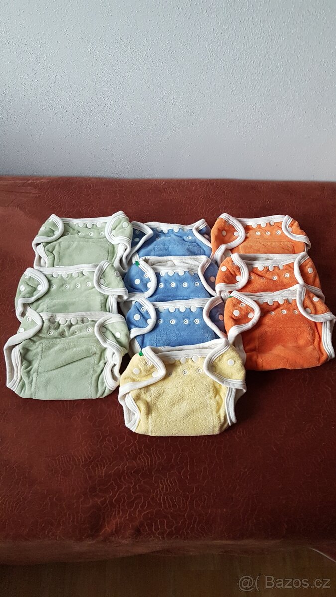 Látkové pleny Popoliny organic 10 ks s vkladačkou.