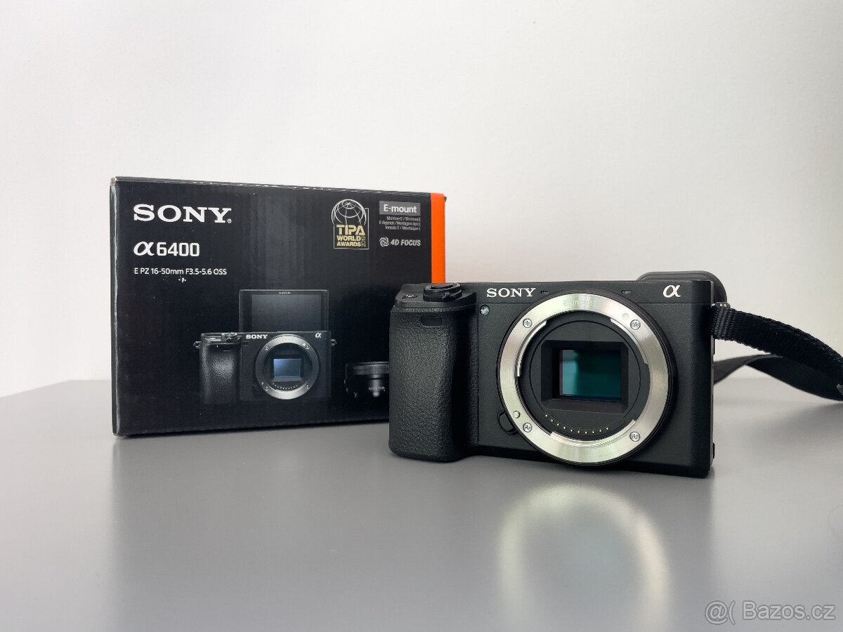 Bezzrcadlovka Sony A6400 + baterie