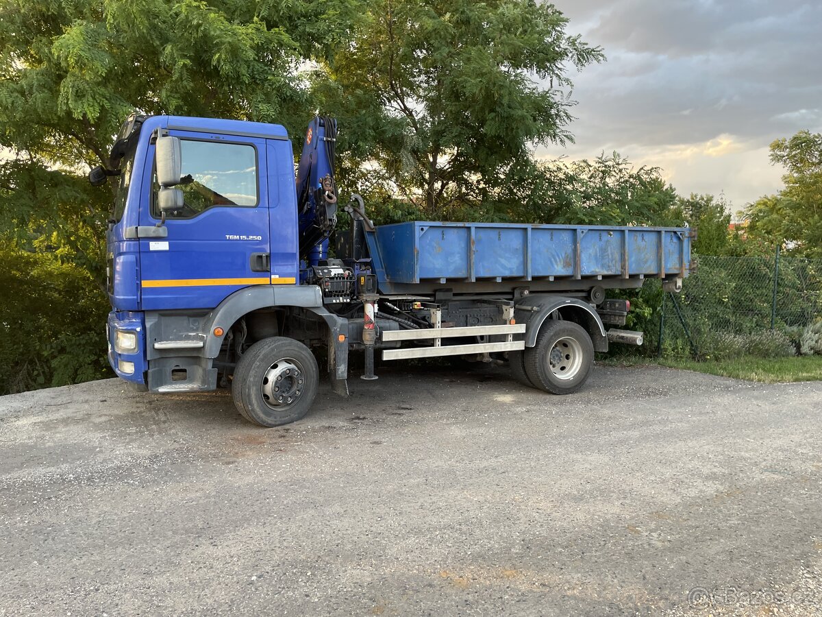 MAN kontejner hydraulicka ruka 8m
