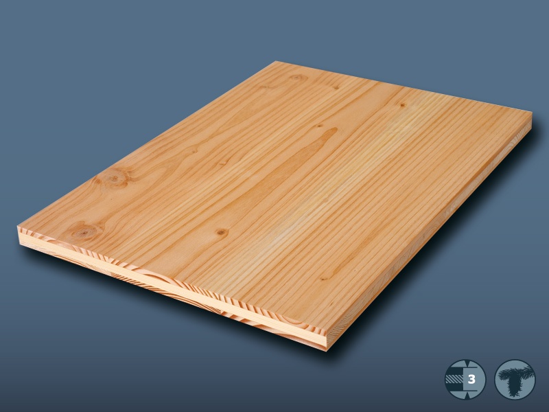 19x1250x5000 třívrstvé desky SWP/2