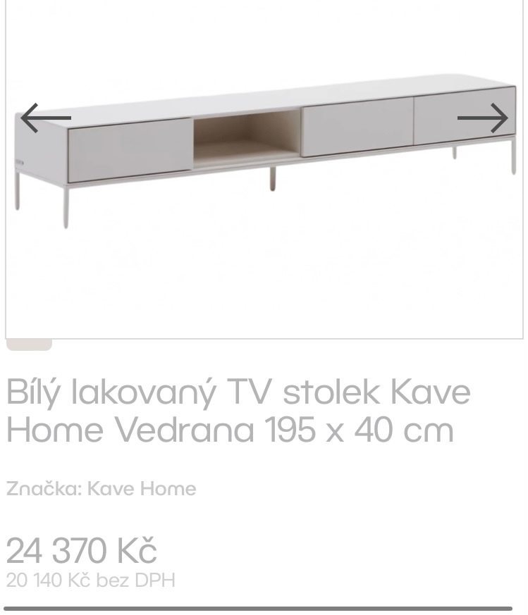 Stolek pod TV , TV skříňka vedrana,kave home bonami