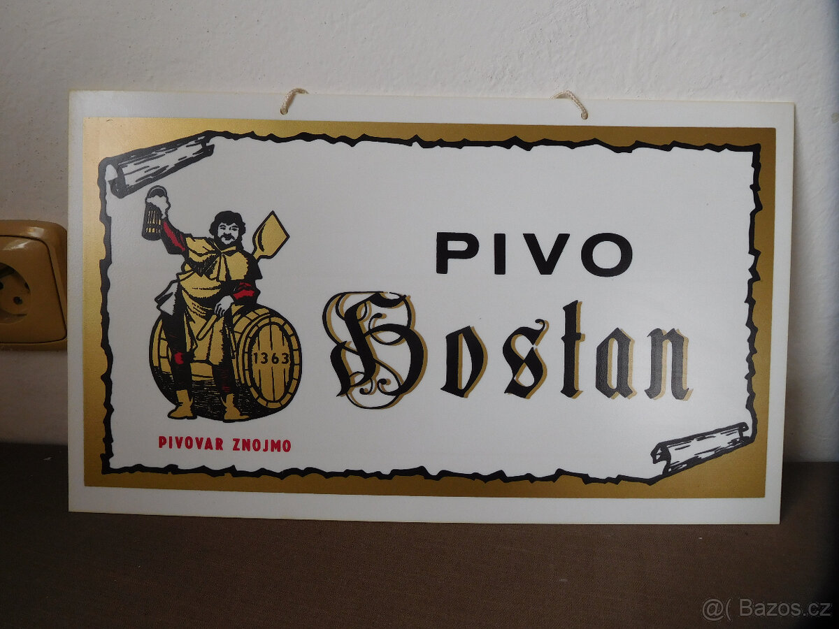CEDULE - PIVOVAR HOSTAN - ZNOJMO
