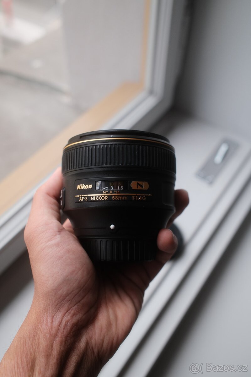 Nikon 58 mm f/1,4 AF-S NIKKOR G bazar