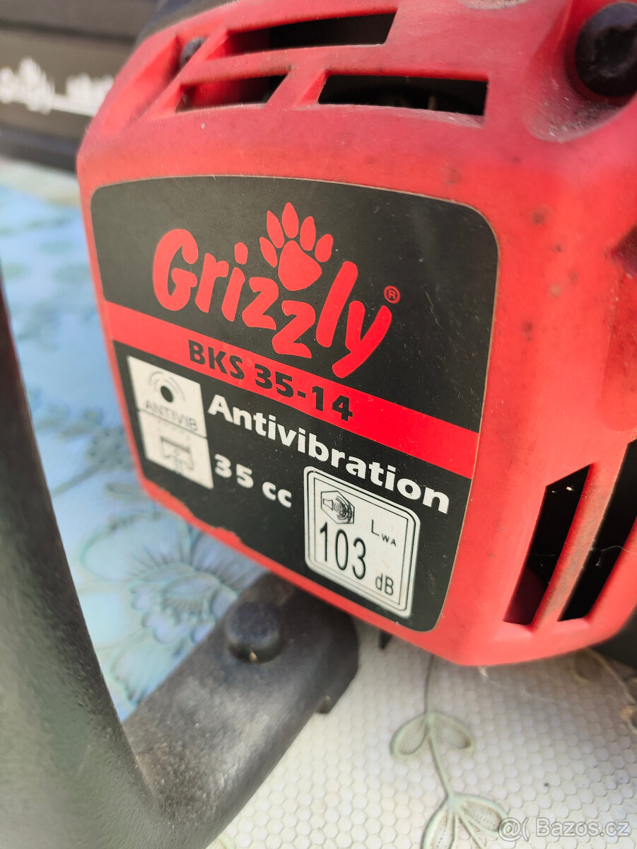 Prodám starší motorovou pilu Grizzly