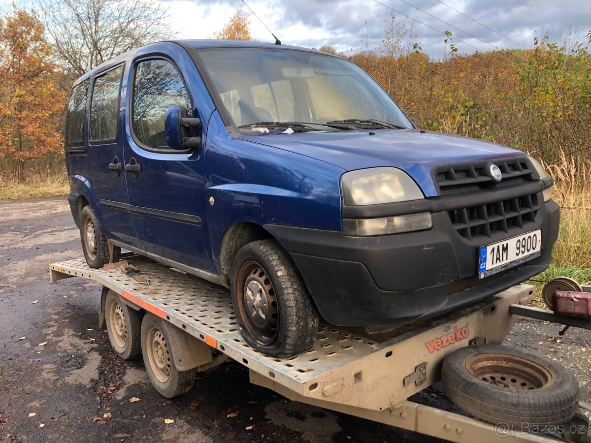 Veškeré náhradní díly fiat doblo 1.9d