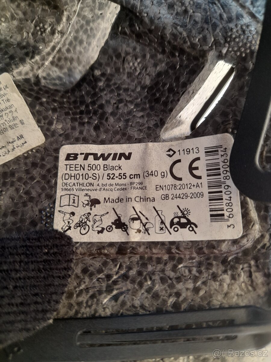 Dětská cyklistická helma Btwin