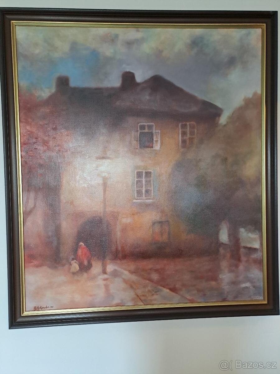 Obraz Nokturno ve staré Praze