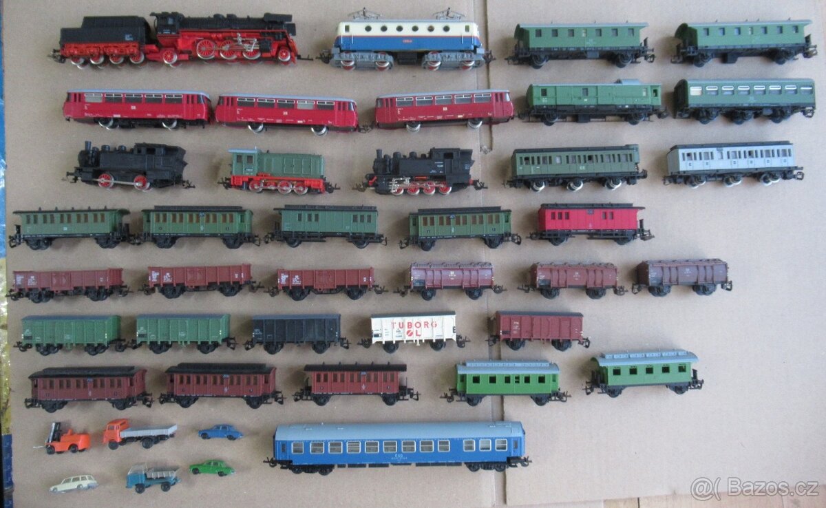 TT - Sbírka vláčky, mašinky - modelová železnice