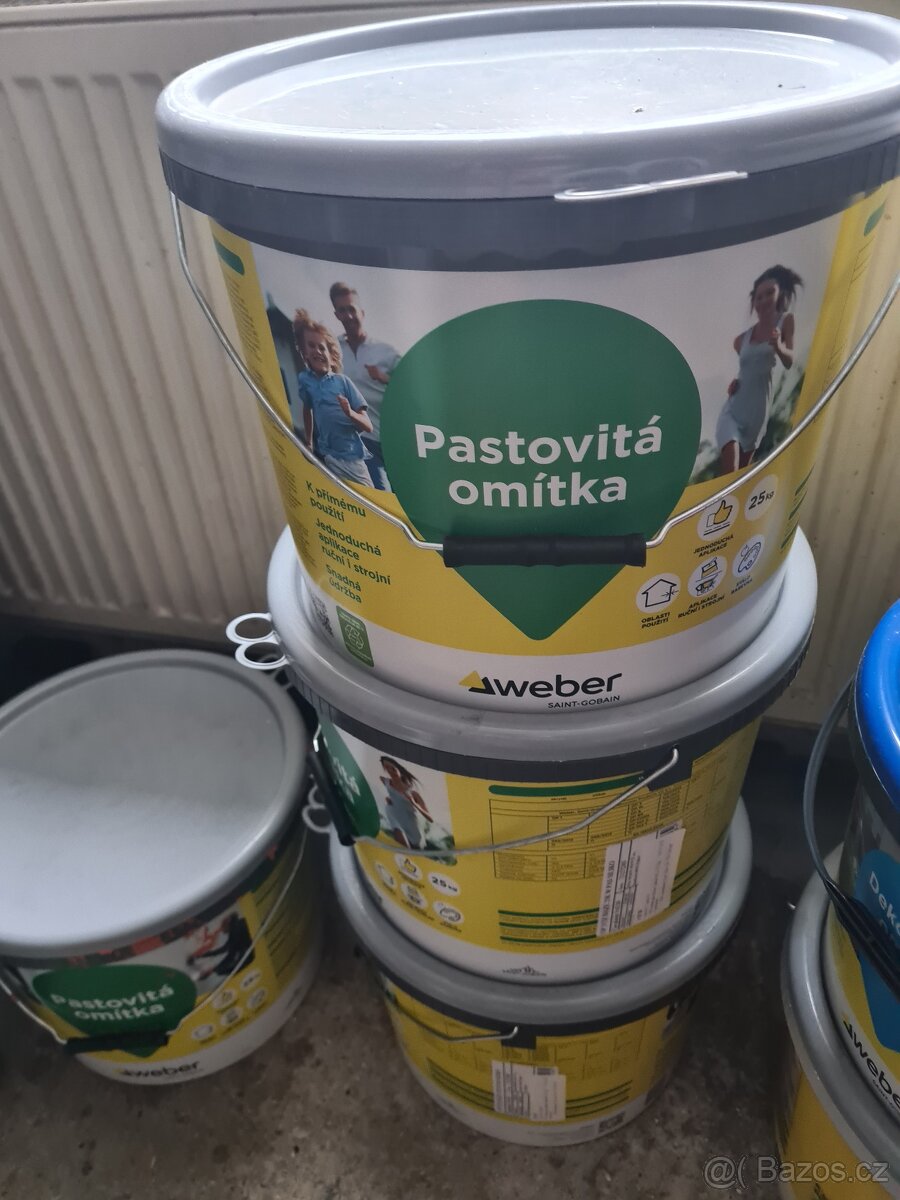 Fasádní omítka  weber červená  CE7B