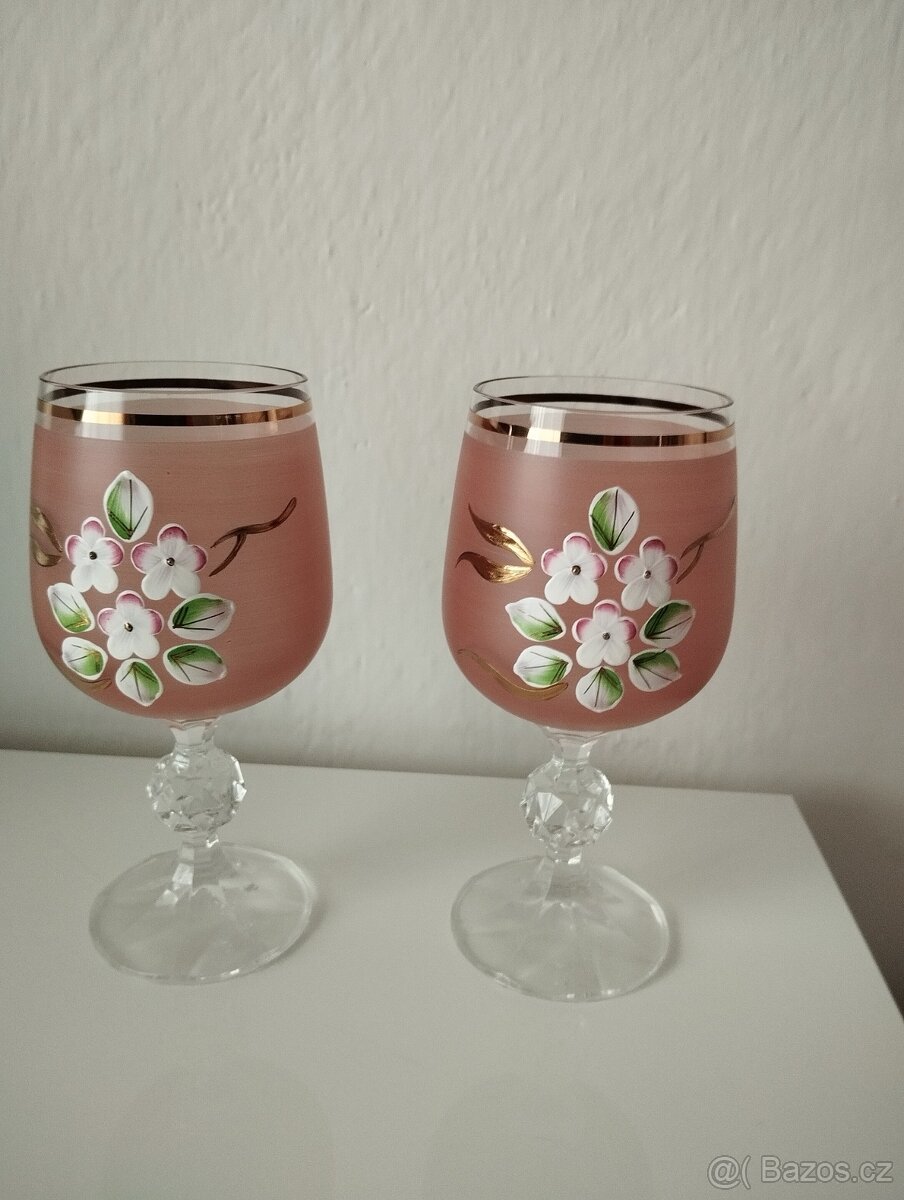 Zdobené skleničky