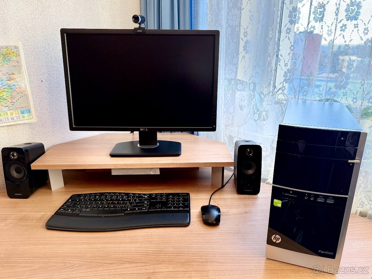 PC MM sestava pro doma (monitor, tiskárna + příslušenství)