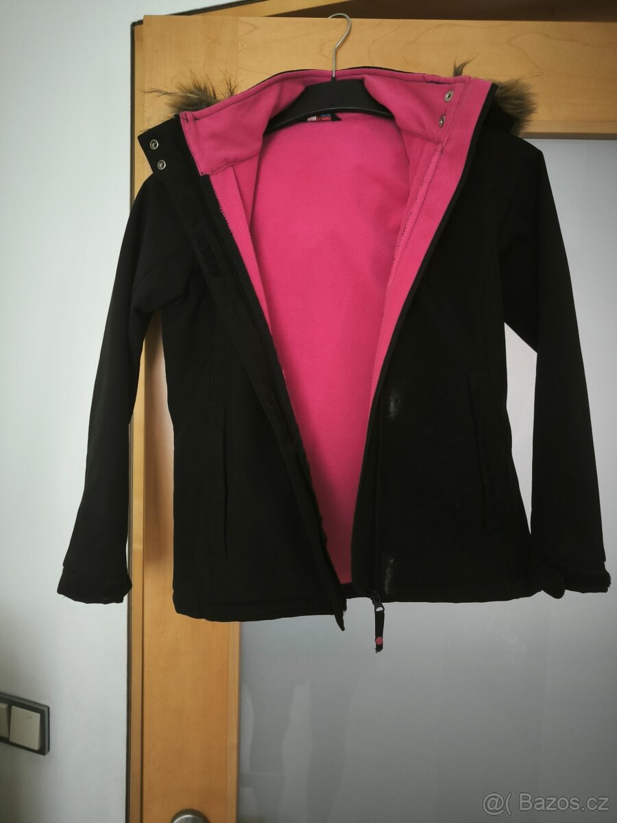 Zimní softshellová bunda Lewro vel.140