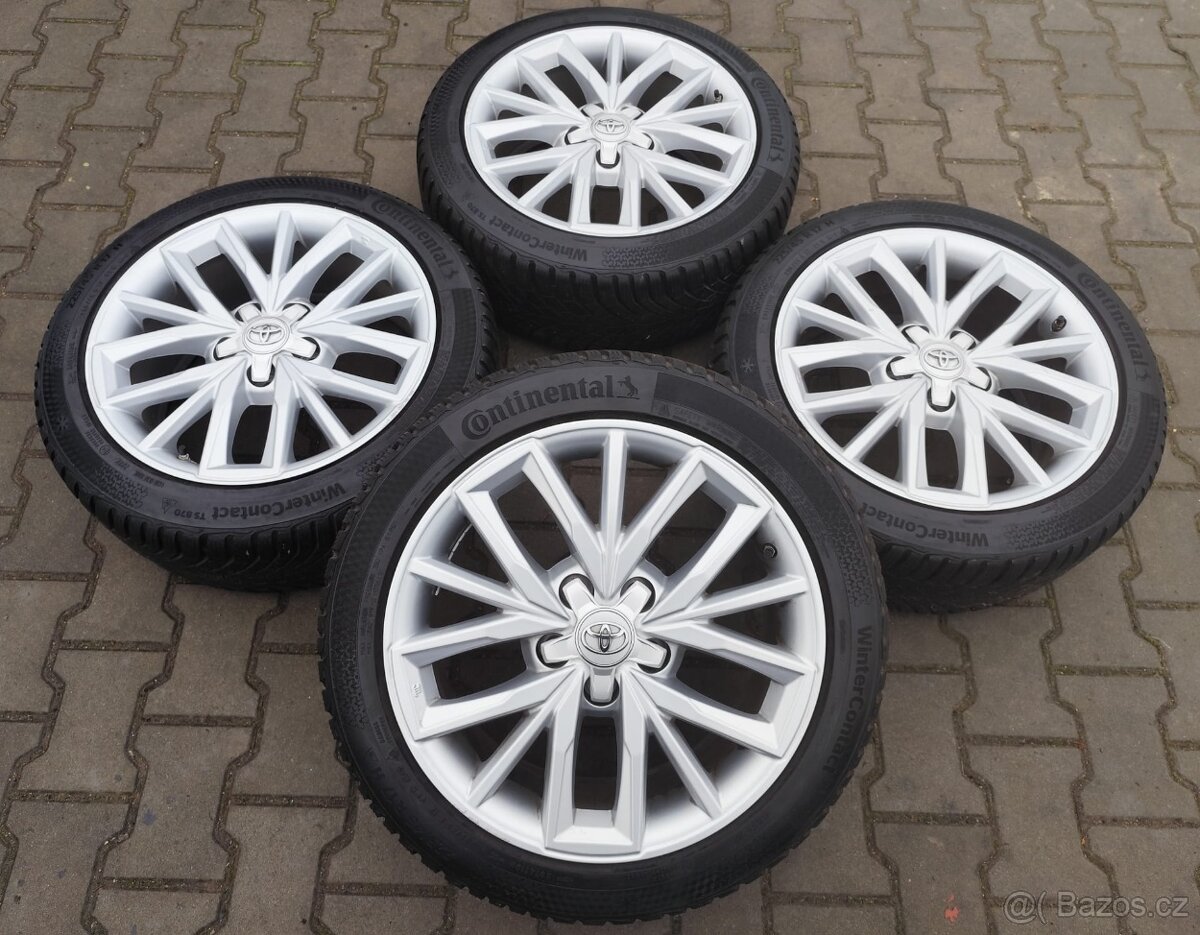 Zimní alu disky originál Škoda Toyota Corolla 5x114,3 R17