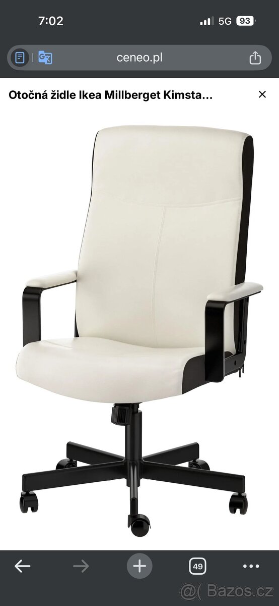 Kancelářská židle Top Stav