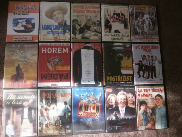 Prodám filmy na dvd