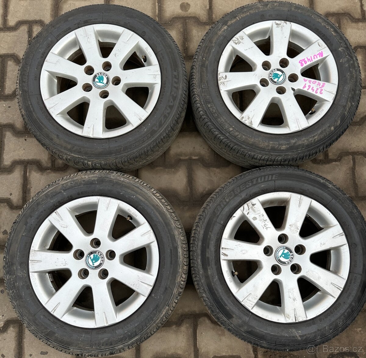 Prodám ALU kola Škoda č. 1498