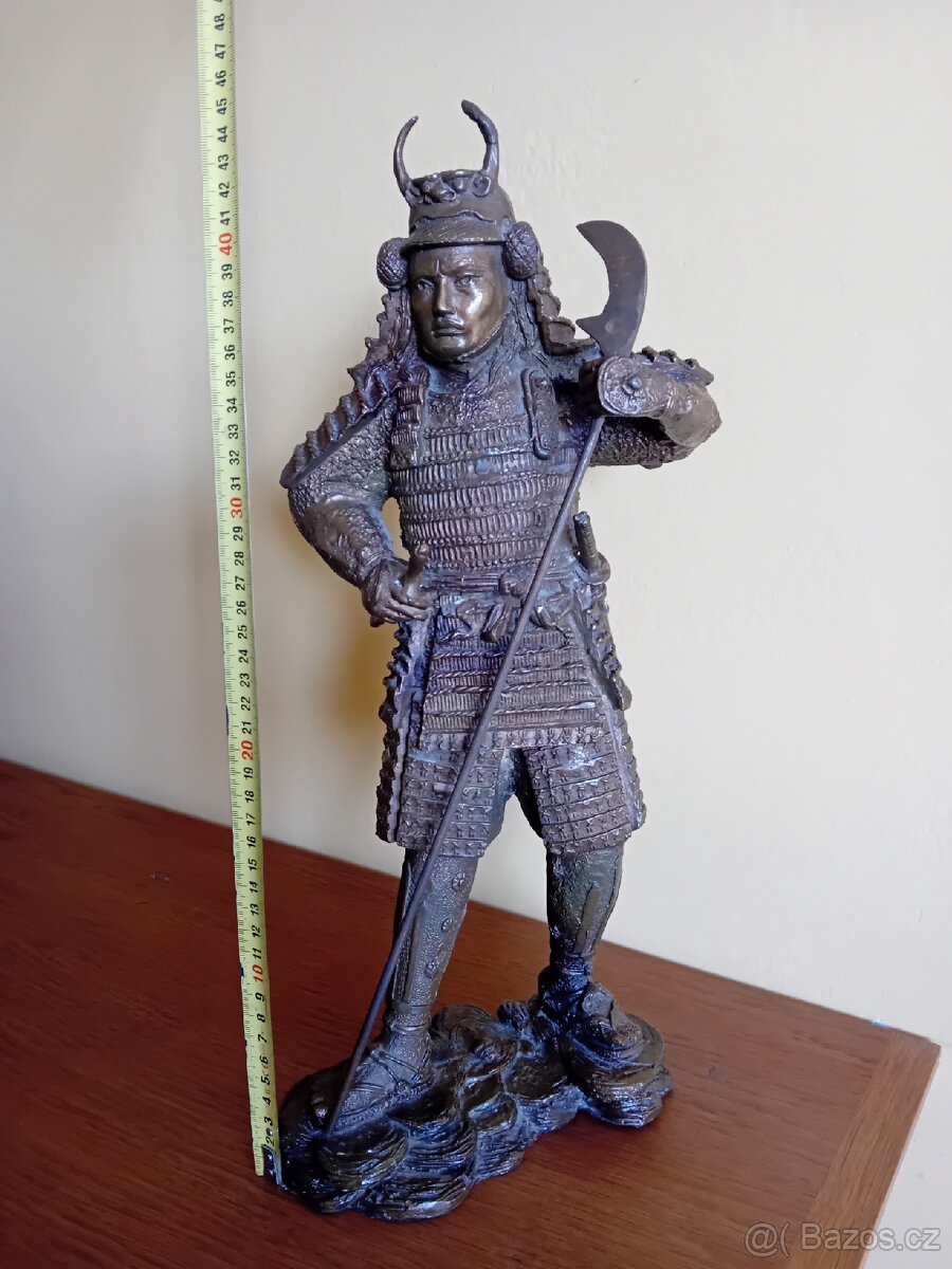 Japonský samurajský bojovník