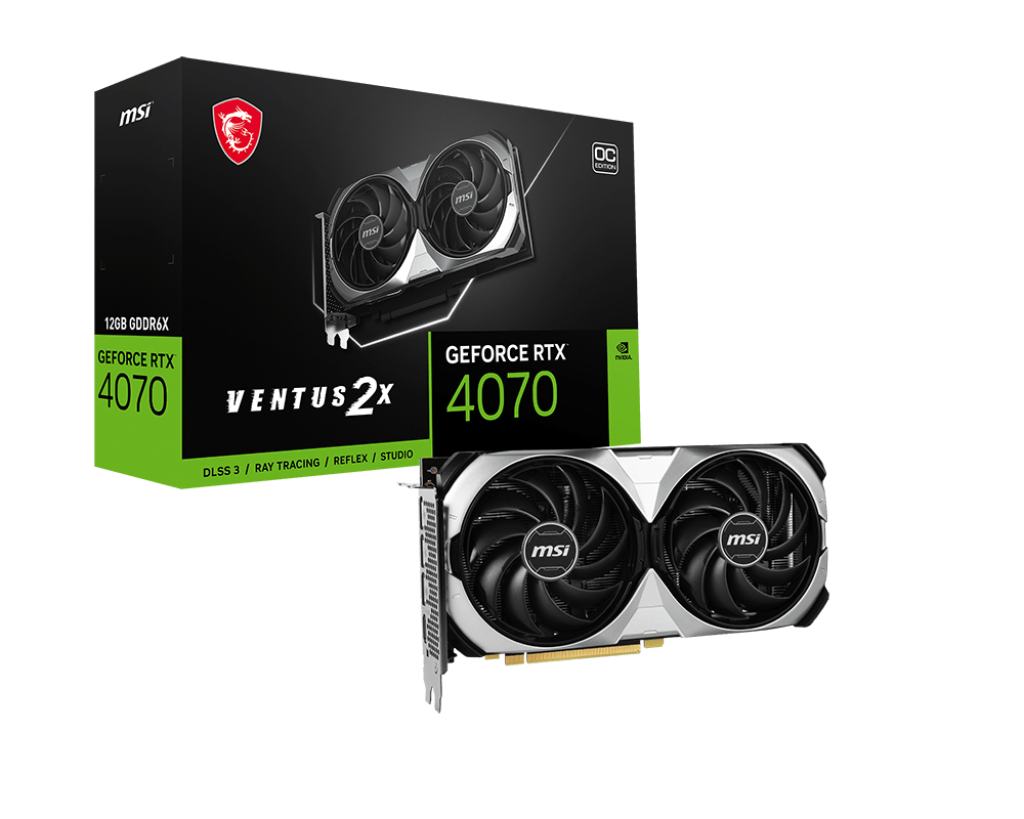 MSI GeForce RTX 4070 VENTUS 2X E 12G OC