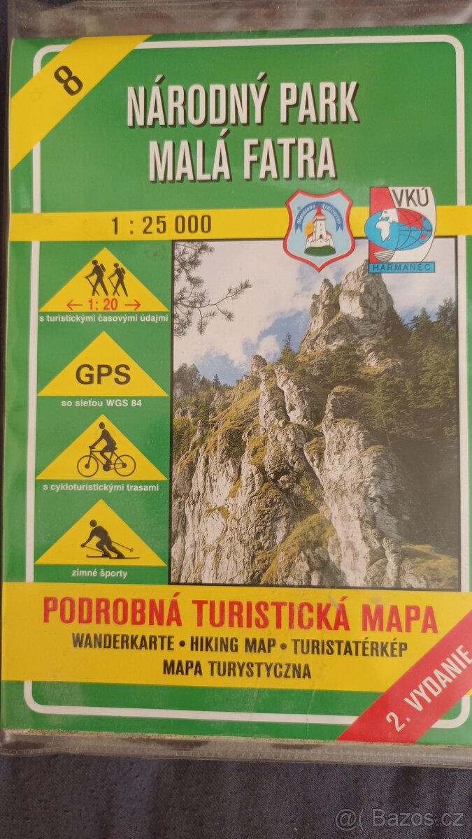 turistické mapy Malá Fatra
