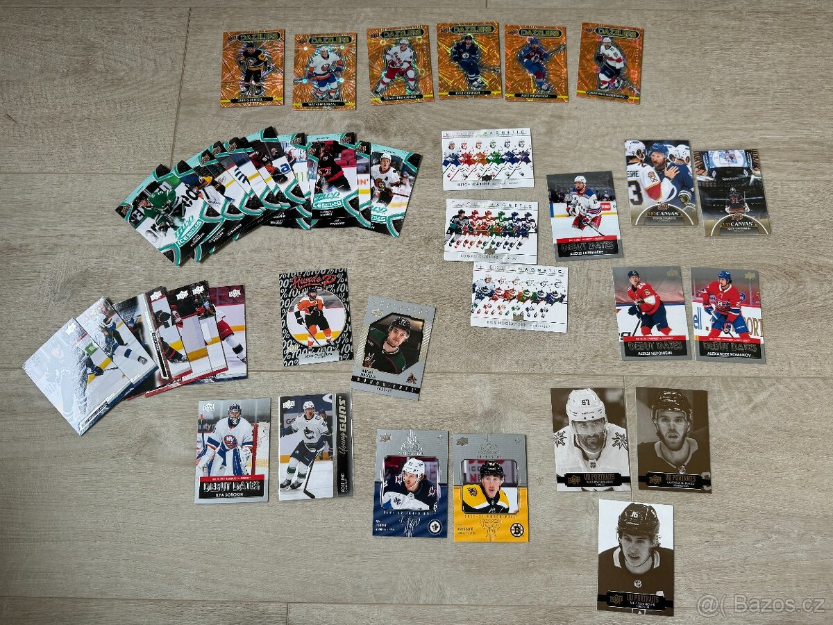 Hokejové karty řadovky a inserty