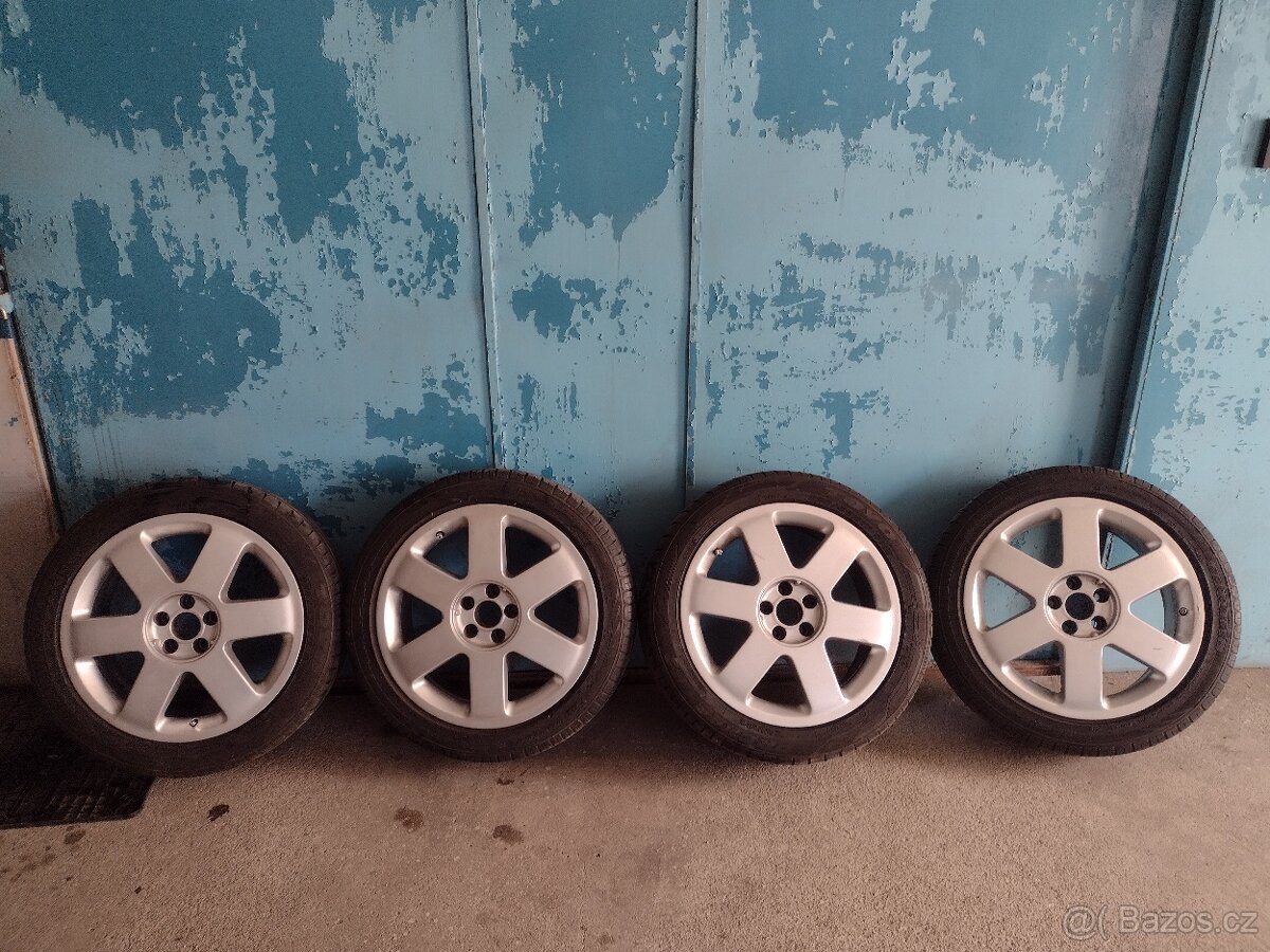 ALU kola 5x100 R17 225/45 Letní