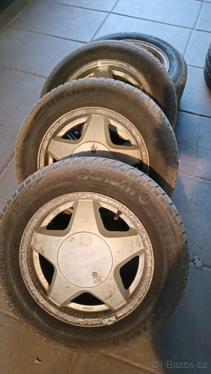 Pneumatiky s alu ráfky Polaris 3, 185/65 R14