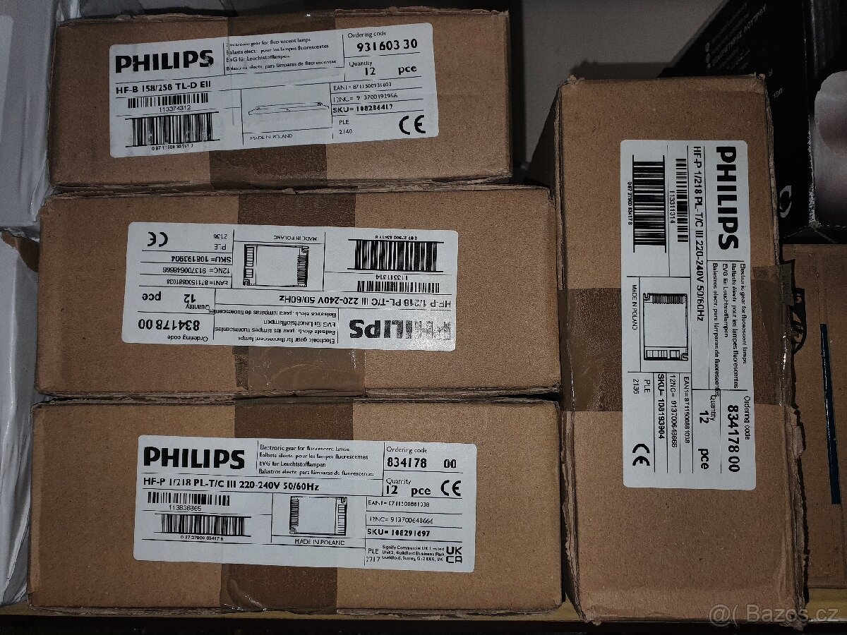 PHILIPS TL-D, PL-C, PL-L, HPI, S2