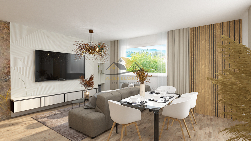 Byt 3+kk s balkonem 77 m²