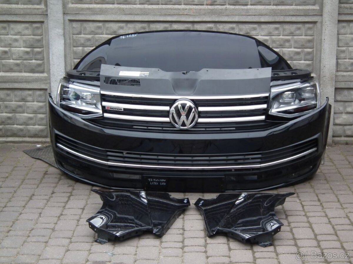 Vw t6 předek kapota nárazník blatník