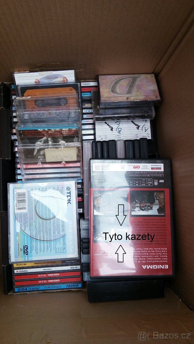 OBALY NA DVD, větší kazety.