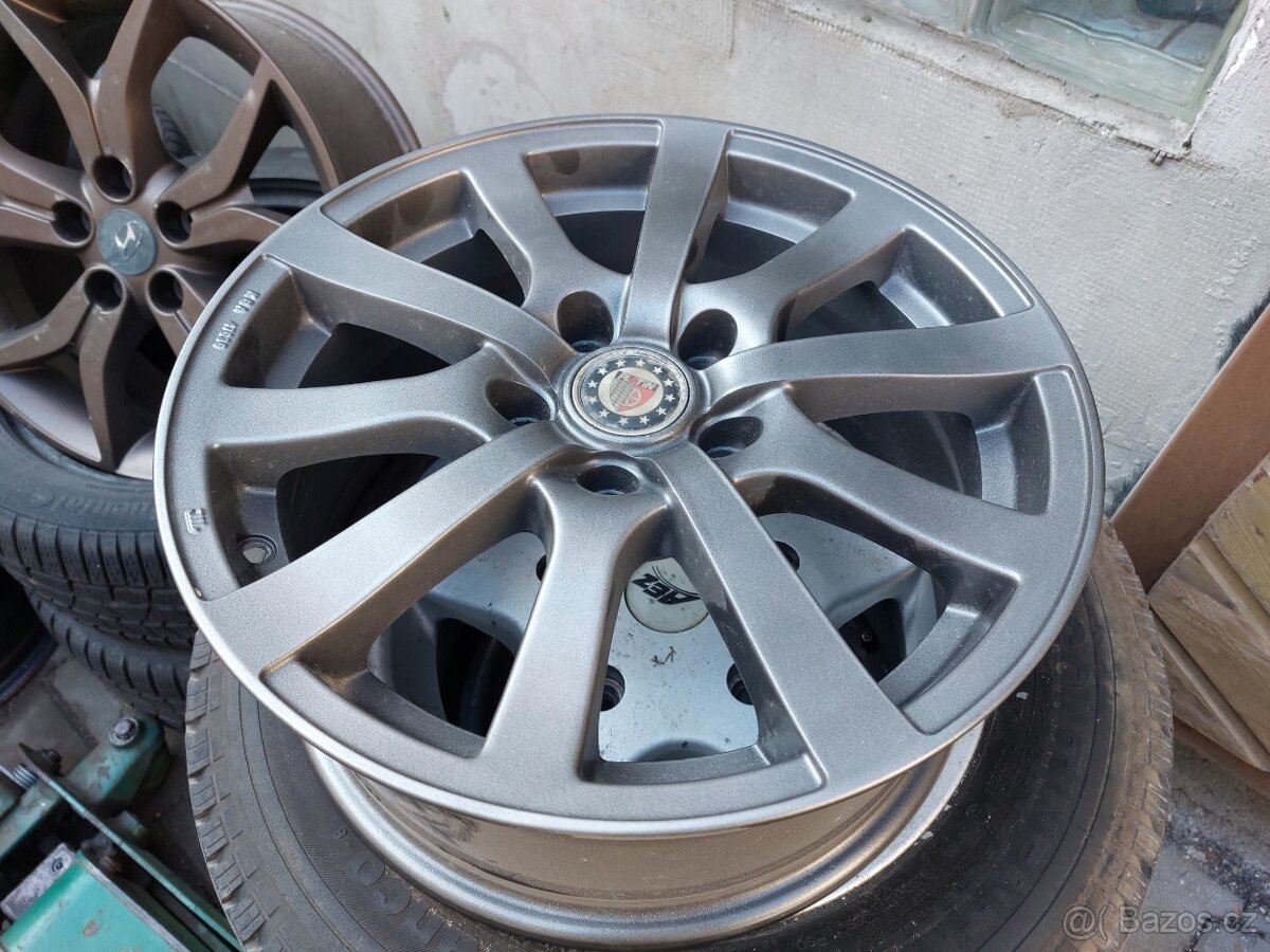 Alu disky 16" 5x112 Platin