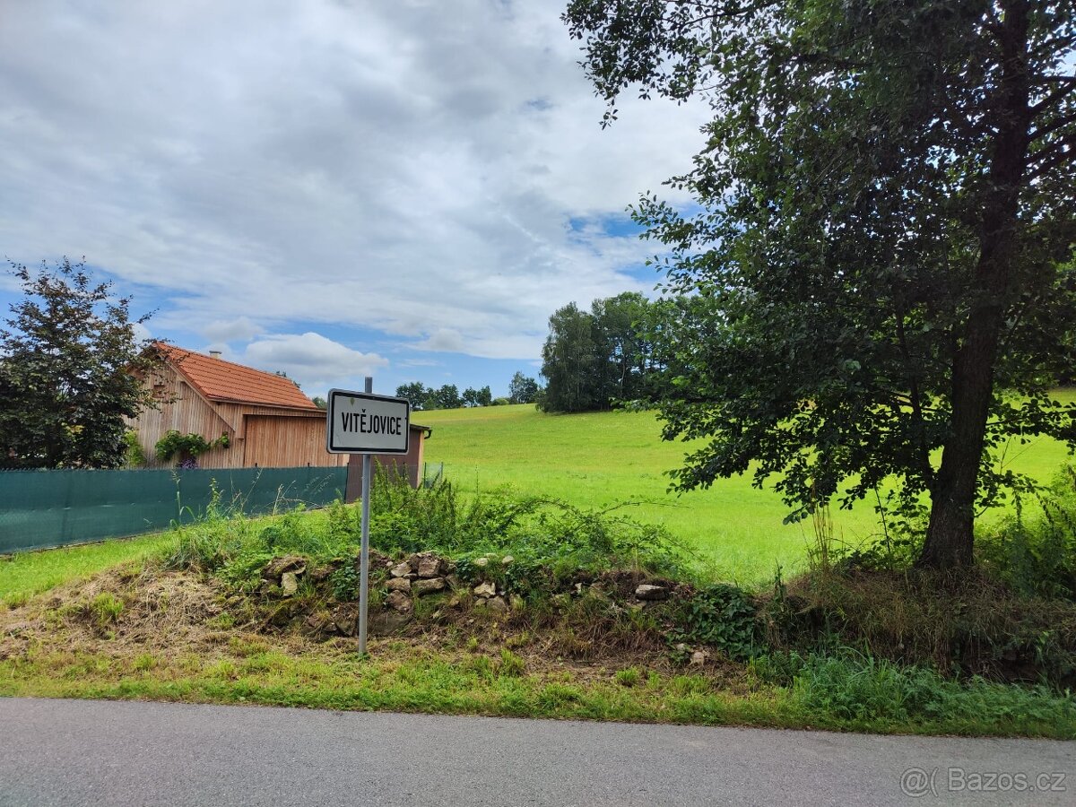 VITĚJOVICE: PRODEJ INVESTIČNÍHO STAVEBNÍHO POZEMKU (DVOJPCL)