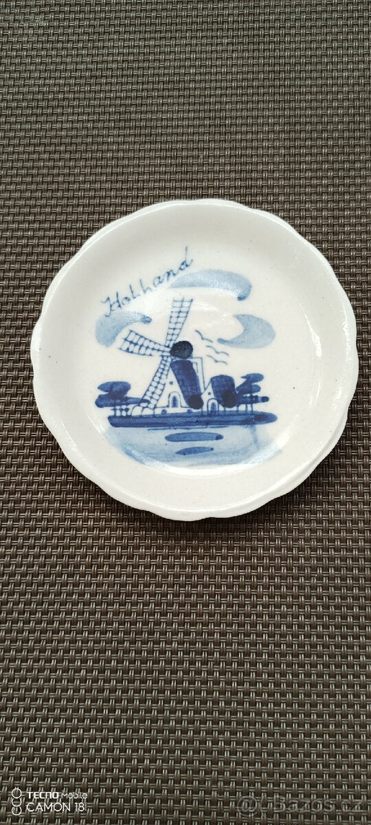 Statožitný upomínkový talířek Holland