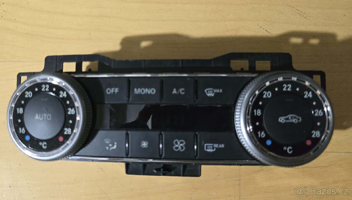 Ovládání klimatizace w204