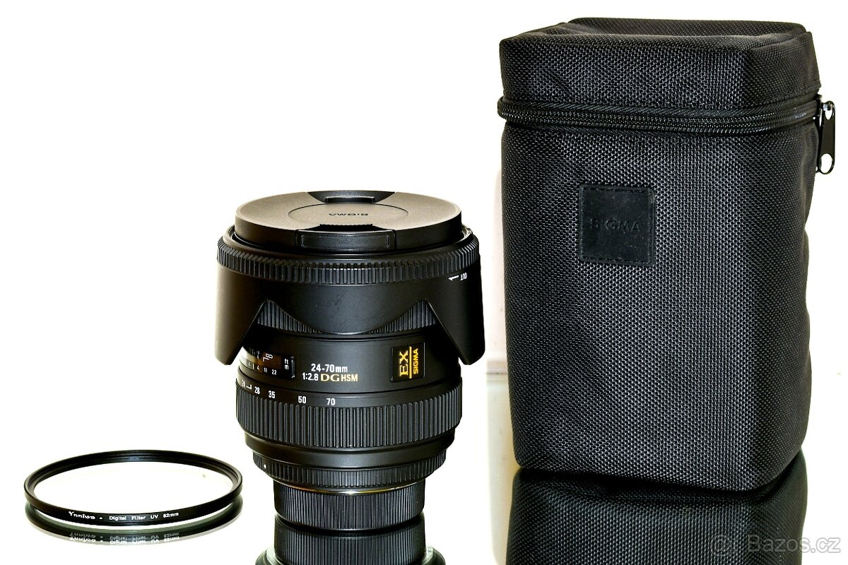 Nikon Sigma 24-70mm f/2,8 EX DG Bez známek používání
