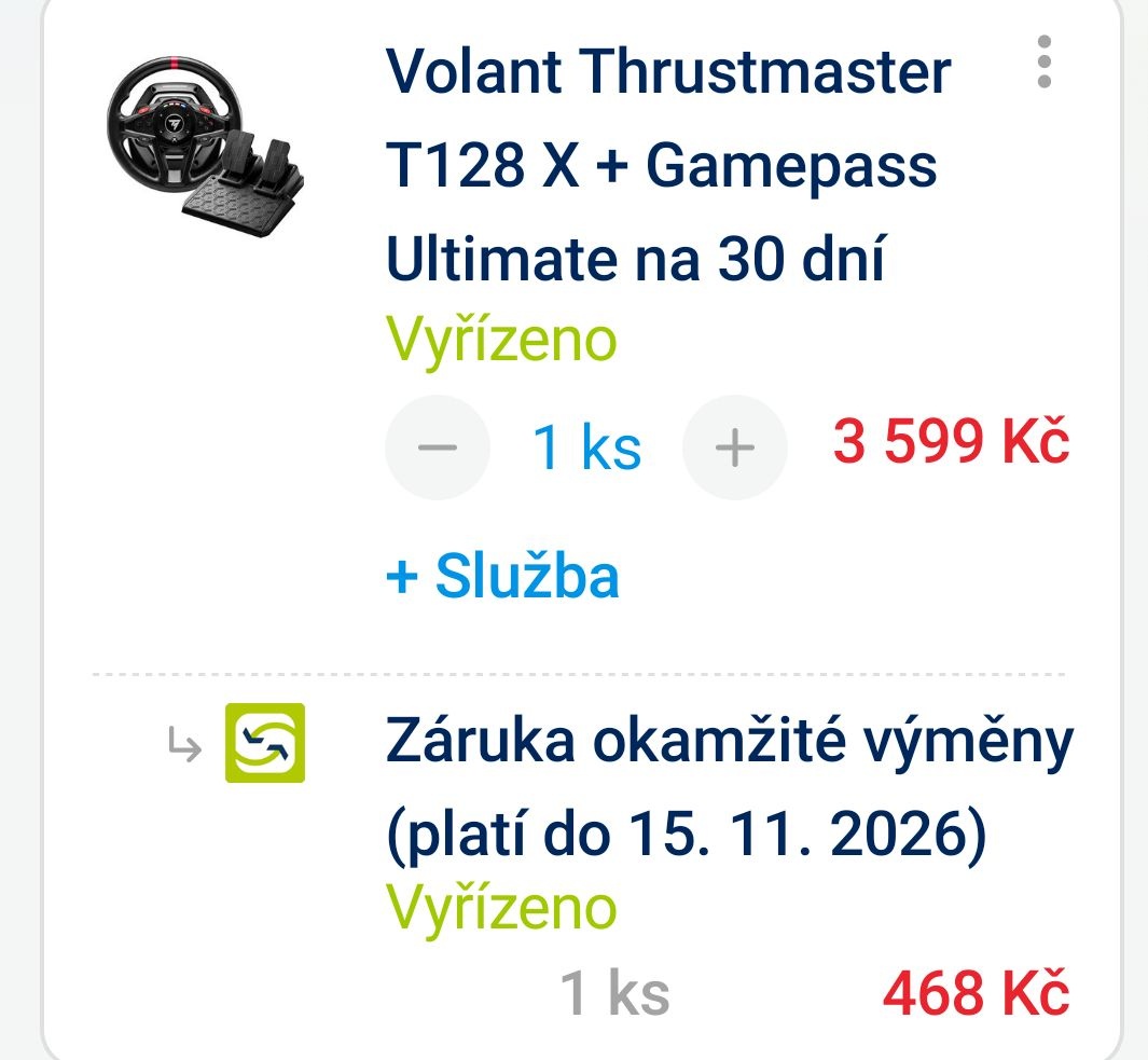 Volant THRUSTMASTER T 128X