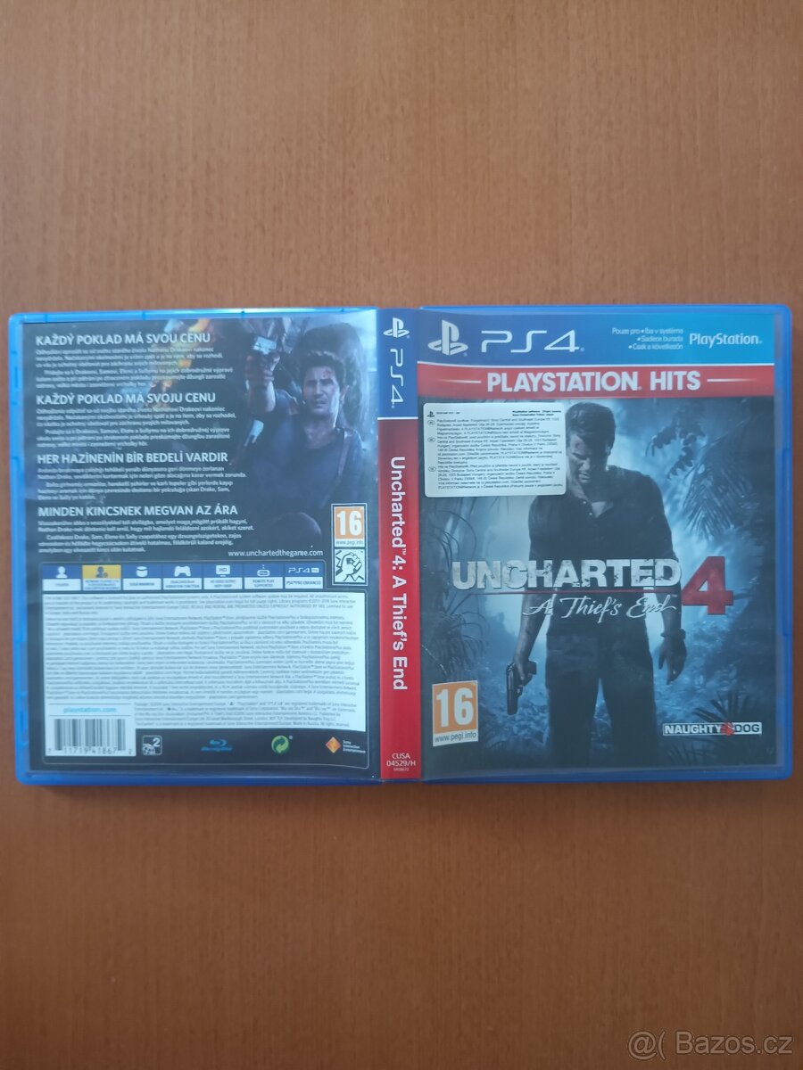 Uncharted 4: A Thief's End PS4 CZ titulky