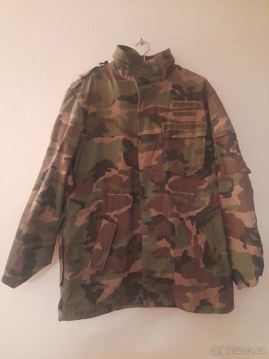 Maskáčová bunda-kvalitní L