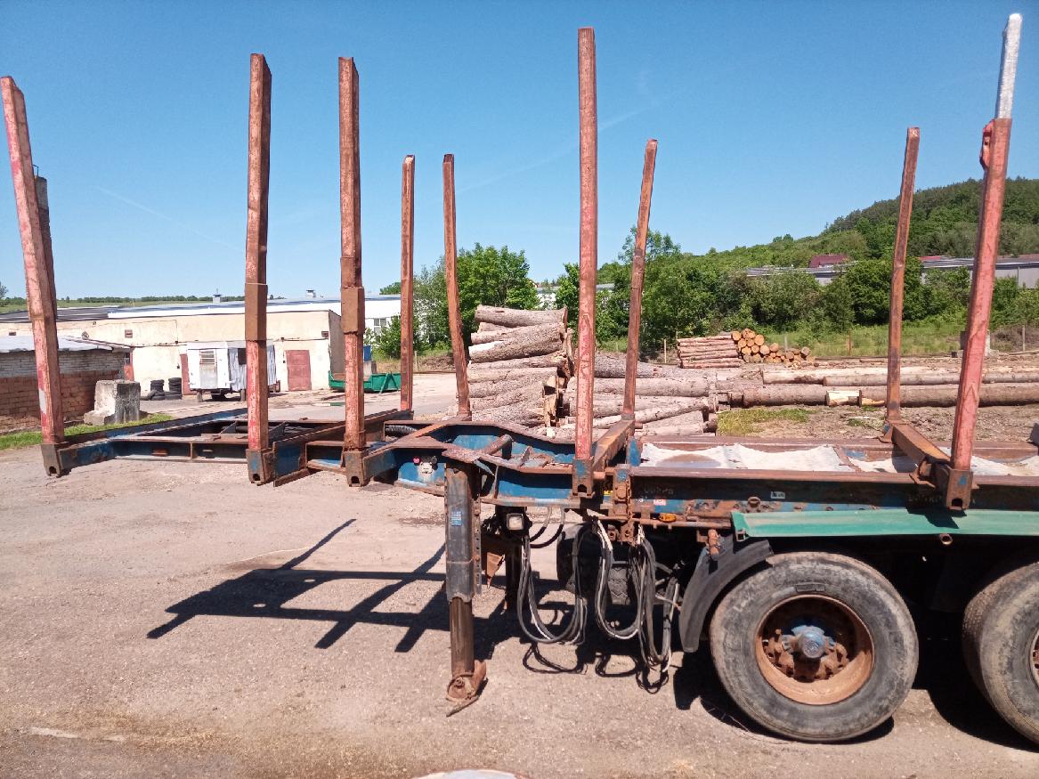 klanicový návěs, návěs na odvoz dříví, klaničák