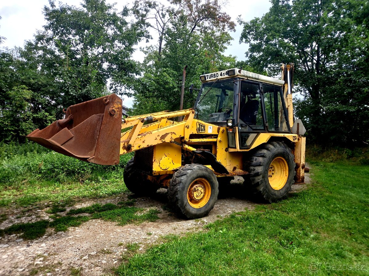 Traktorbagr JCB 3cx Turbo, 4x4, klapačka, 2x lžíce