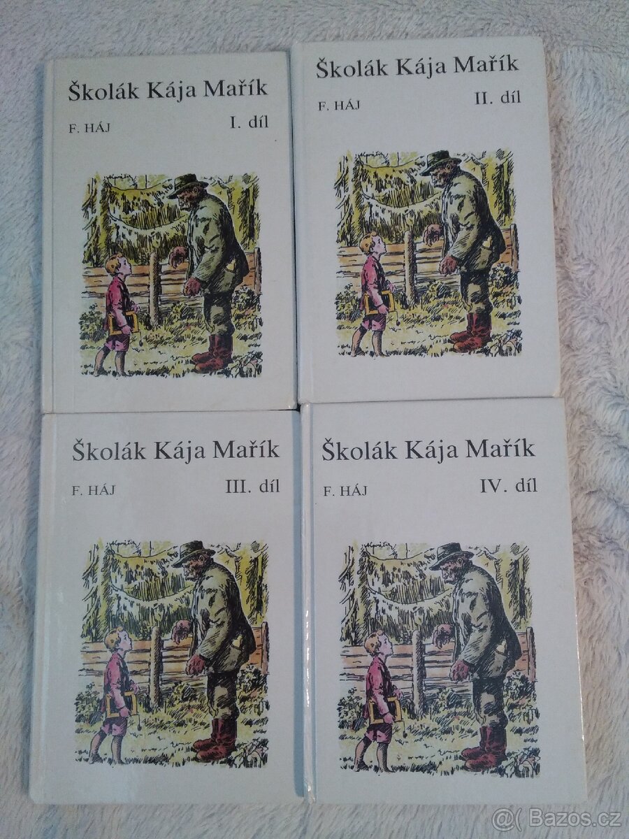 Kniha - Školák Kája Mařík, I - IV. díl