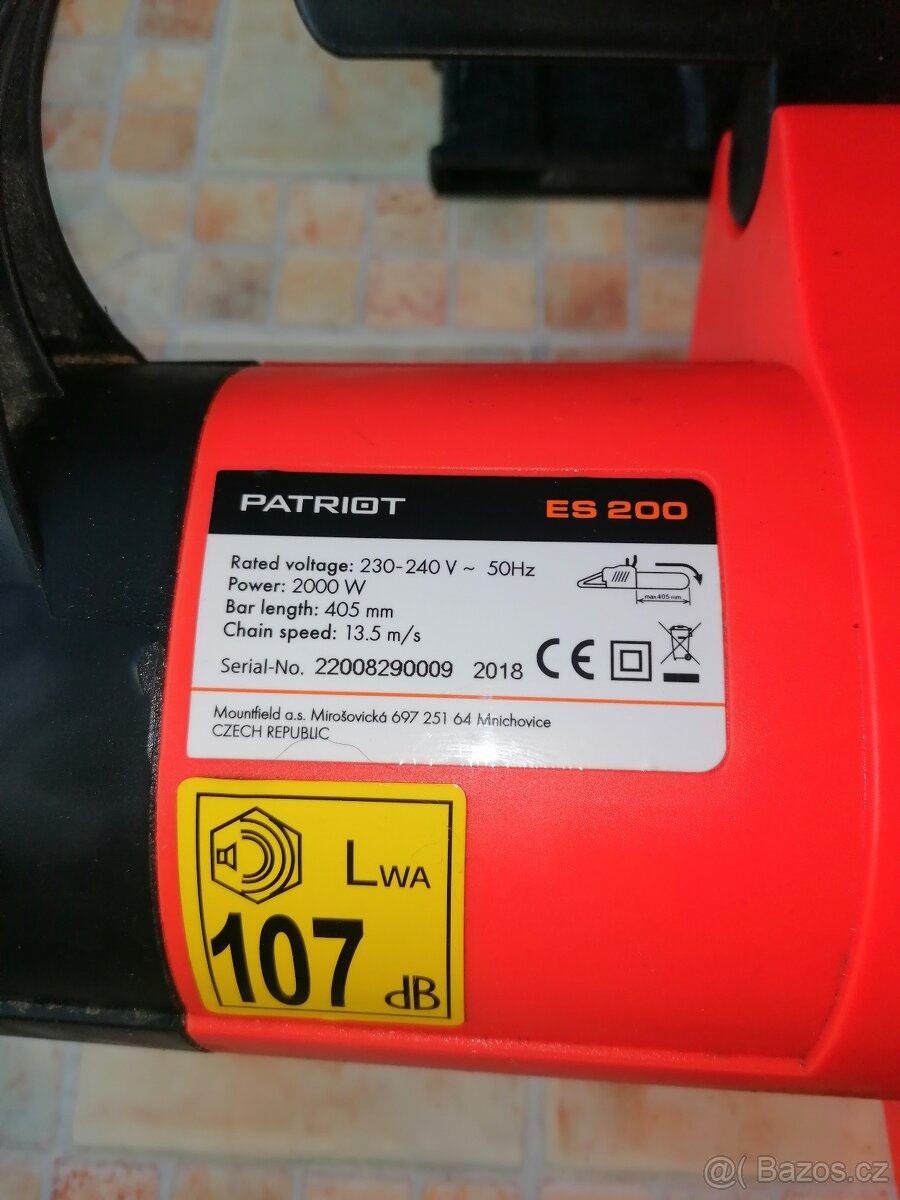 Elektrická pila Patriot 2000W