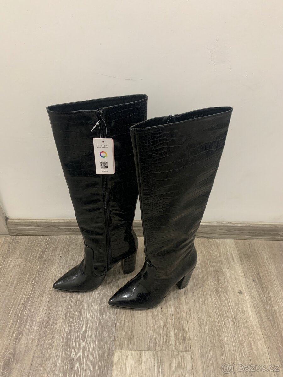 Dámské boty DeeZee - kozačky vel.40