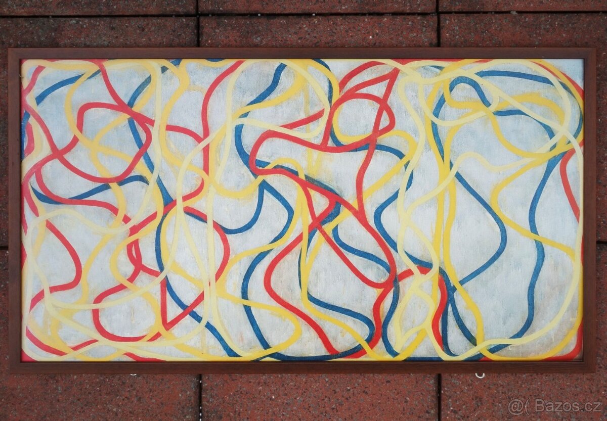 Prodám reprodukci: Brice Marden - Čínské tance