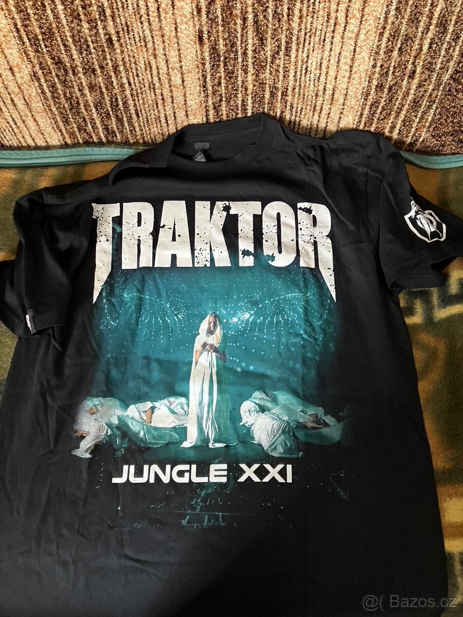 TRAKTOR JUNGLE XXI pánské triko oboustranné L nenošené