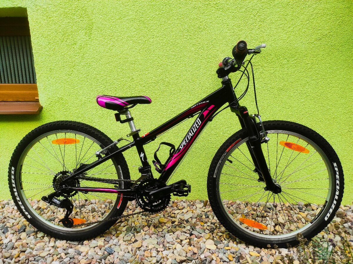 Značkové dětské kolo SPECIALIZED 24" (černá/fialová)