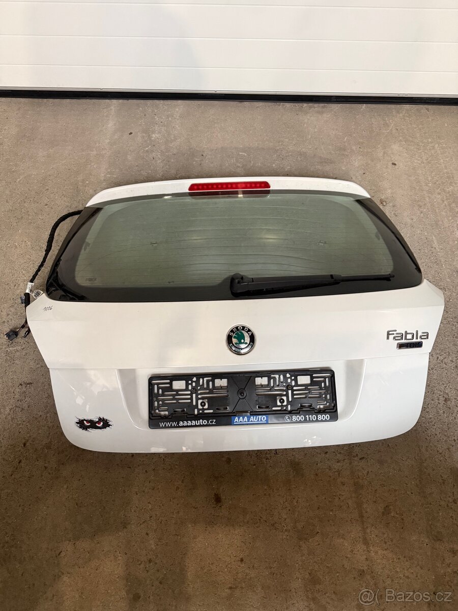 Zadní část vozu Škoda Fabia 2 Combi