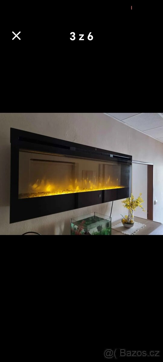 Elektrický krb.