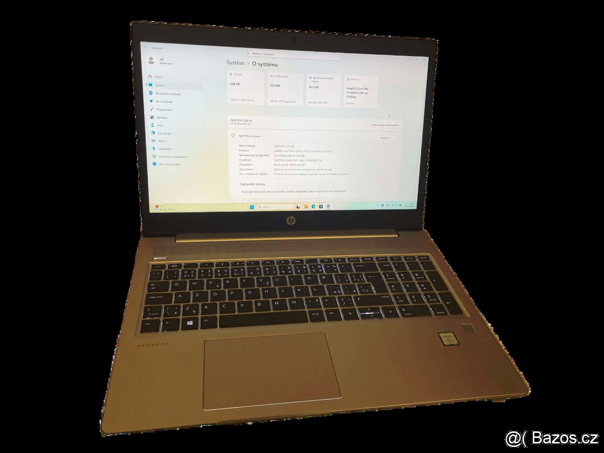 HP ProBook 450 G6 15,6"| Zapnete, fungujete | i5-8 | WIN11