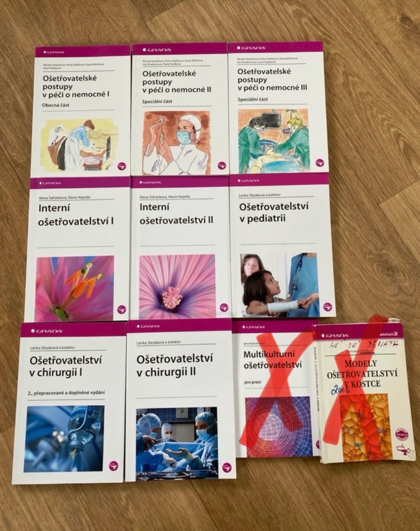 Učebnice ošetřovatelství